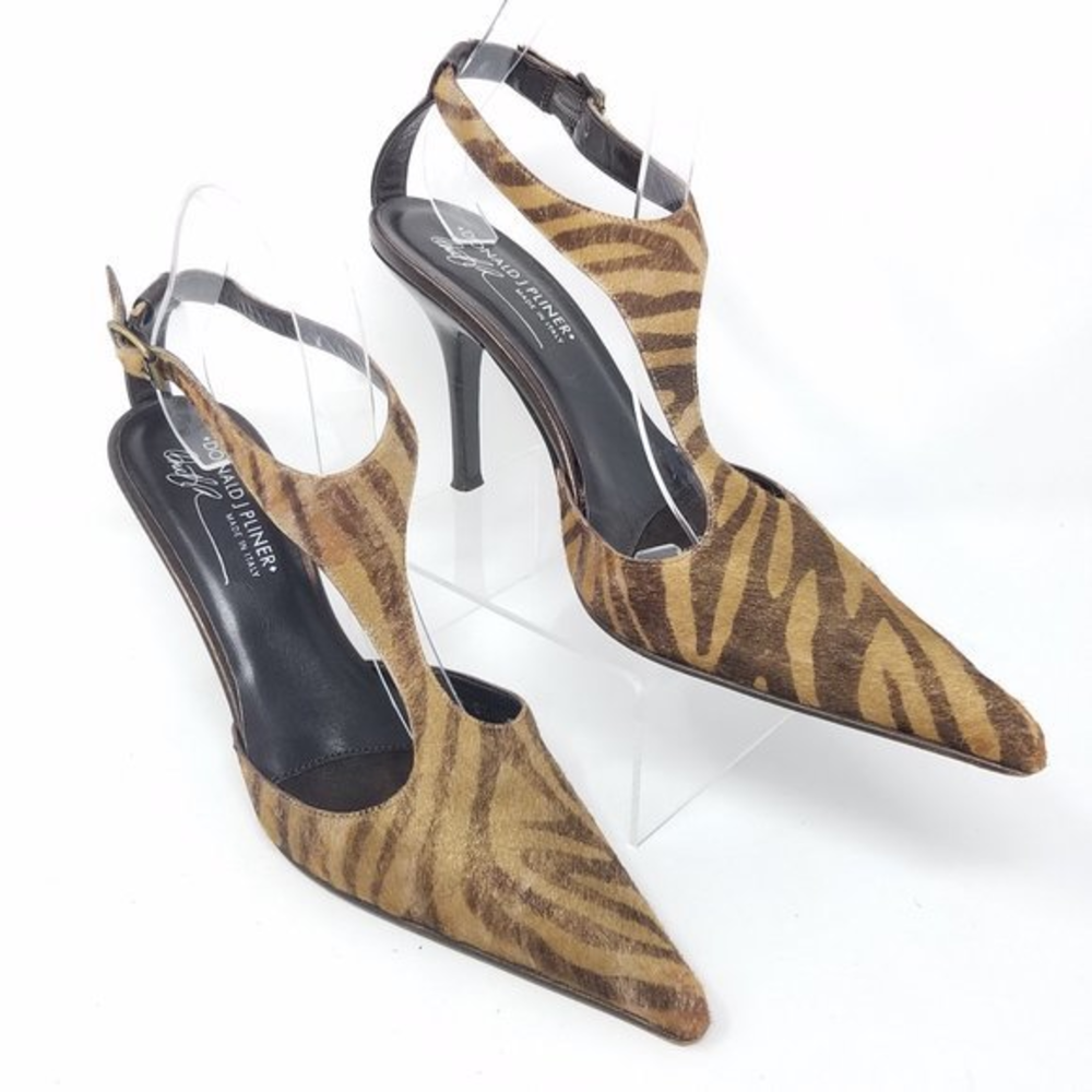 Donald J‎ Pliner shoe CHANTE ponyhair print 8.5N